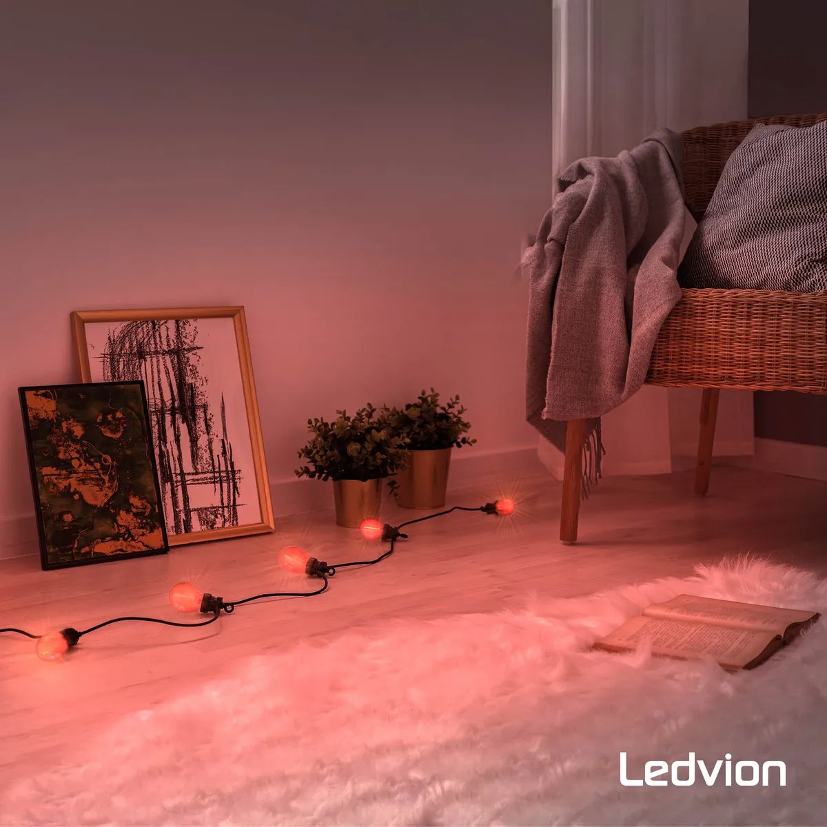 Ledvion 6X E27 LED Lampen - 2100K Warm Wit - 5 Stuks - afbeelding 6 van 6