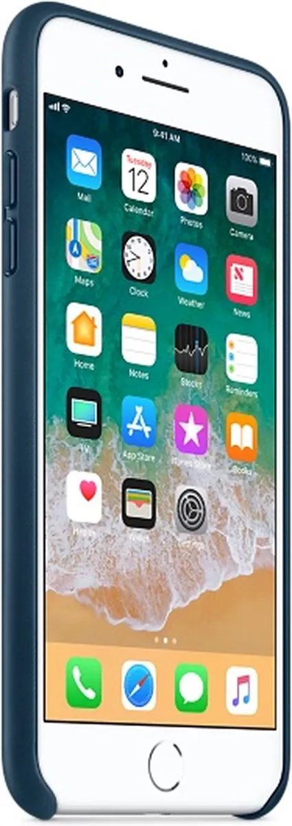 Apple Leren Hoesje iPhone 7/8 Plus MQHR2ZM/A - Kosmosblauw