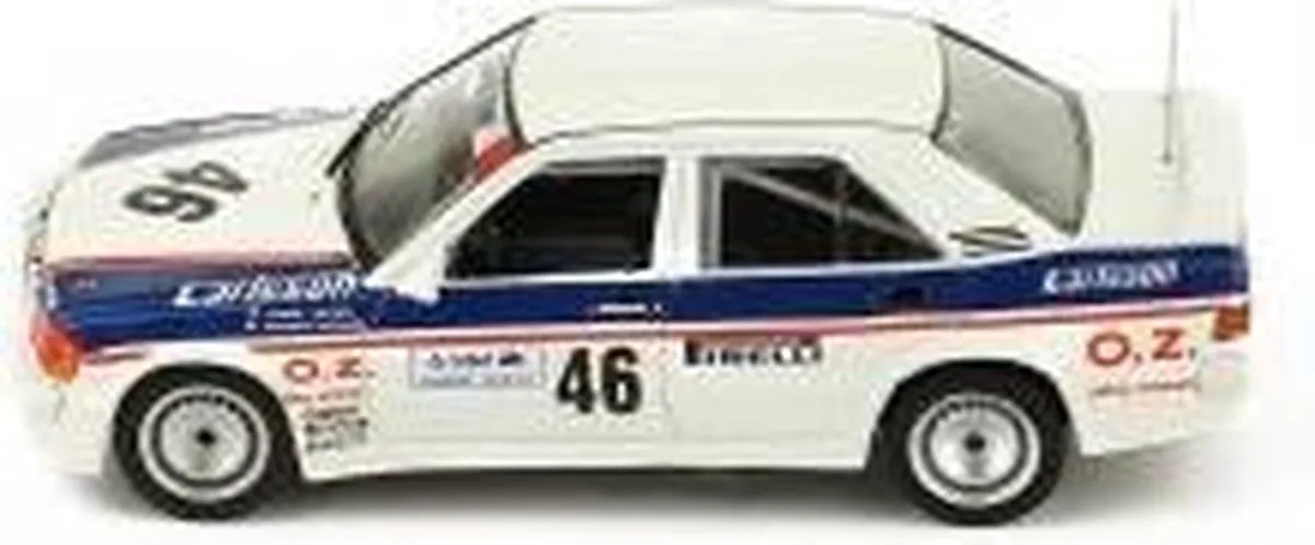 Mercedes-Benz 190E 2.3-16V #46 ETCC 1986 - IXO Models 1:43 - Wit/Blauw