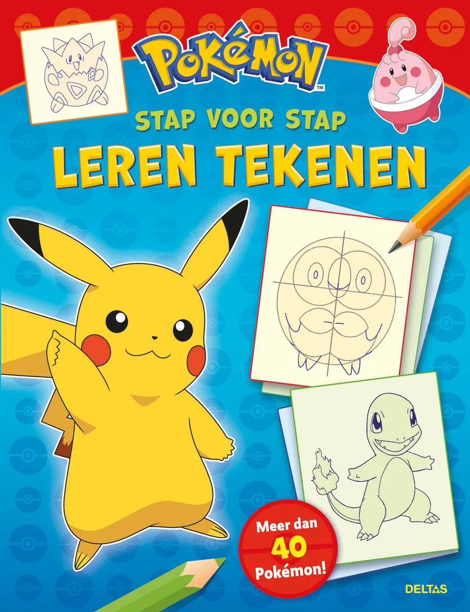 Pokémon Tekenboek Stap voor Stap