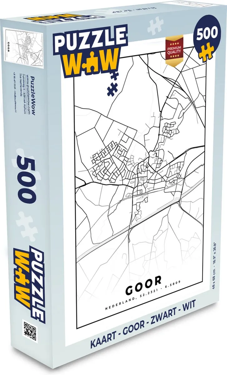 PuzzleWow Goor Legpuzzel 500 Stuks