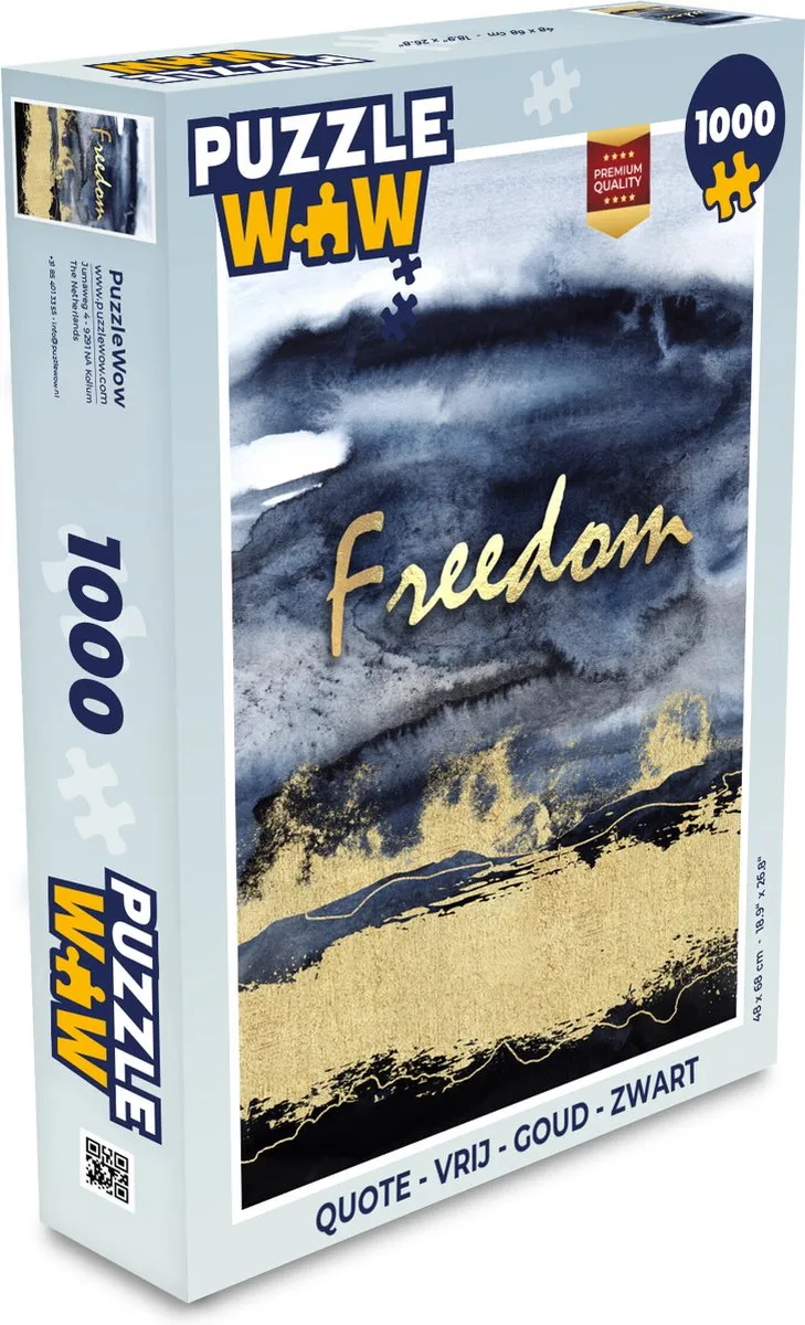 PuzzleWow Quote Legpuzzel 1000 Stuks