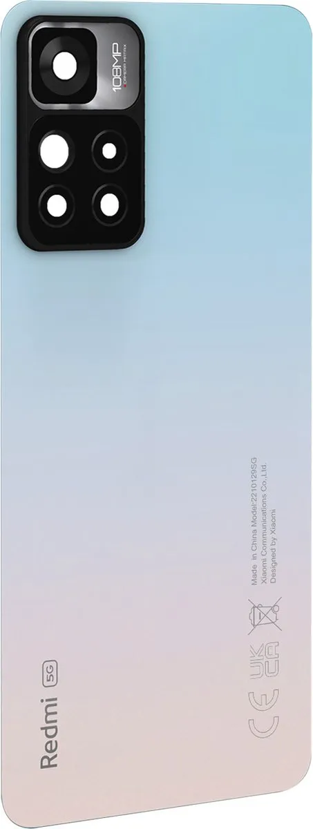 Xiaomi Redmi Note 11 Pro Plus Batterijdeksel - lichtblauw