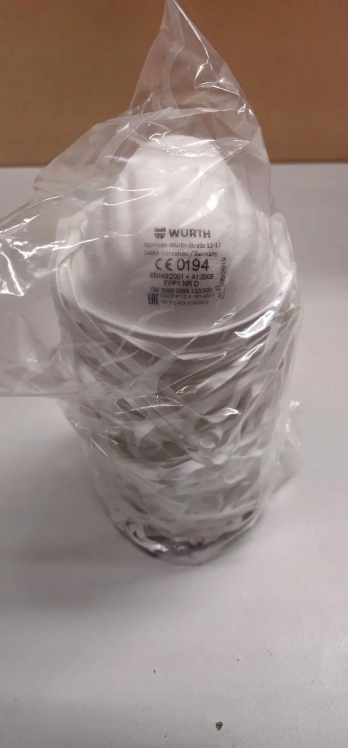 Wurth FFP1 CM 3000 stofmaskers met uitademventiel