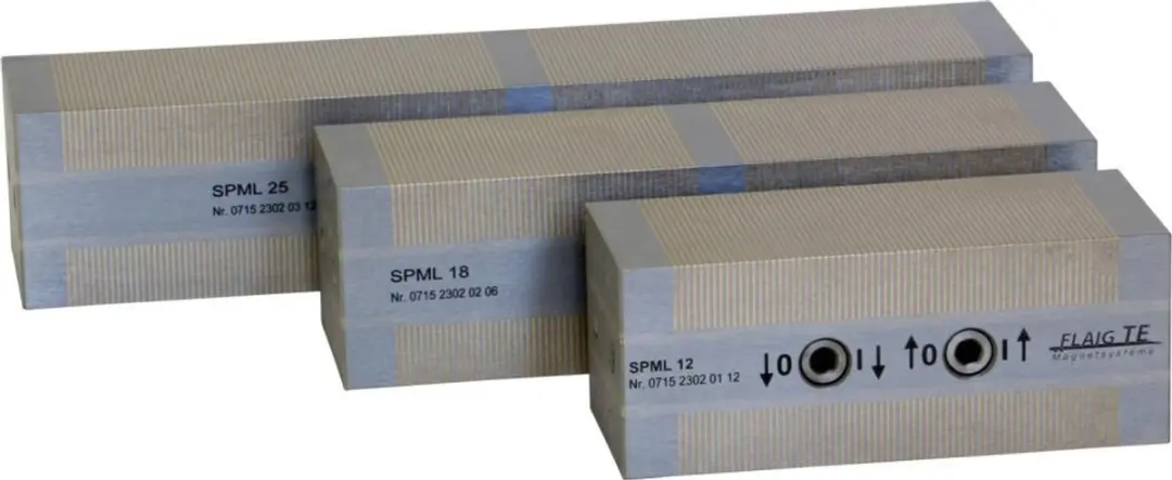 Neutral Flaig Magnetisch Spanblok Paar 180x50x52mm