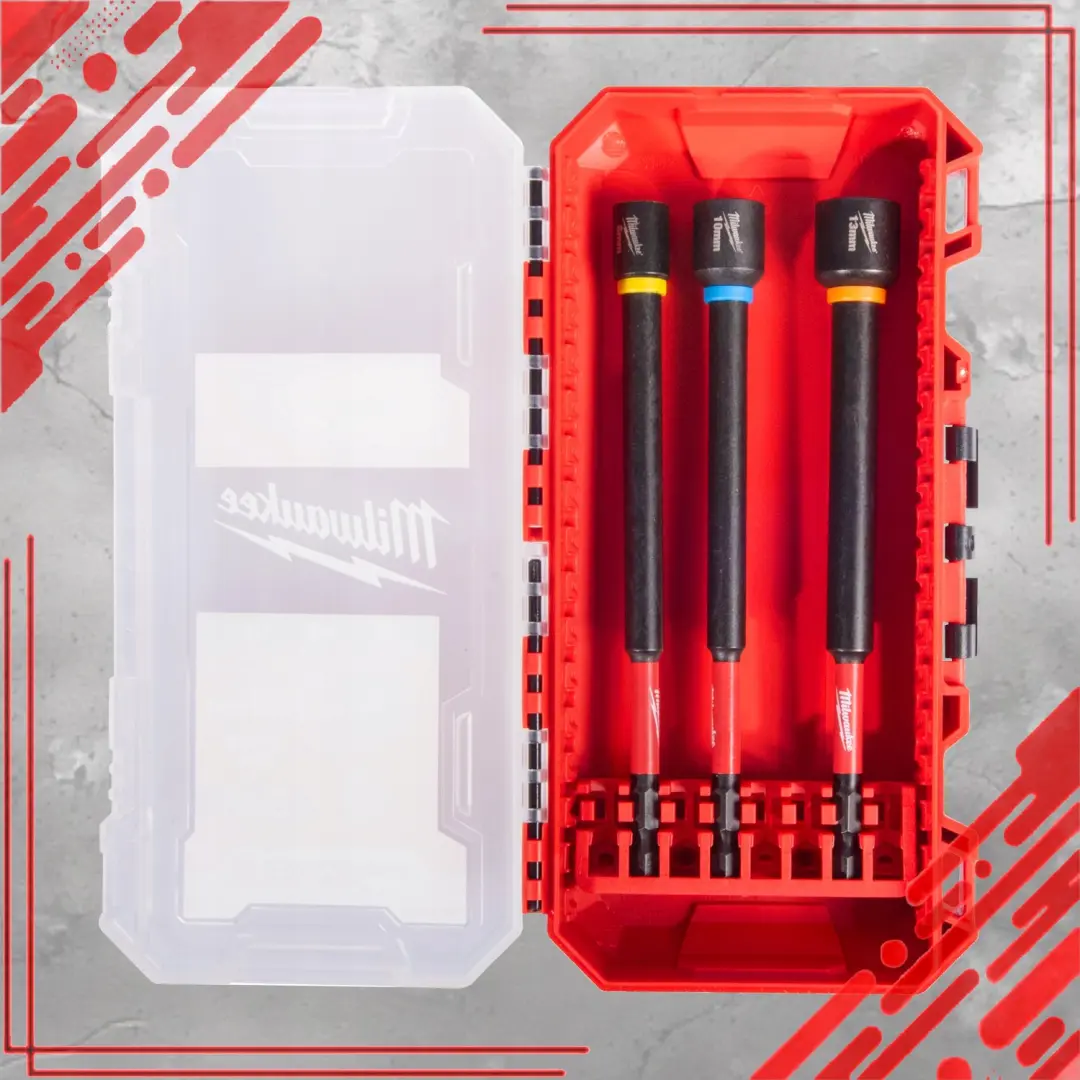 Milwaukee Shockwave Magnetische Doppen 8/10/13mm x 150mm - afbeelding 2 van 5