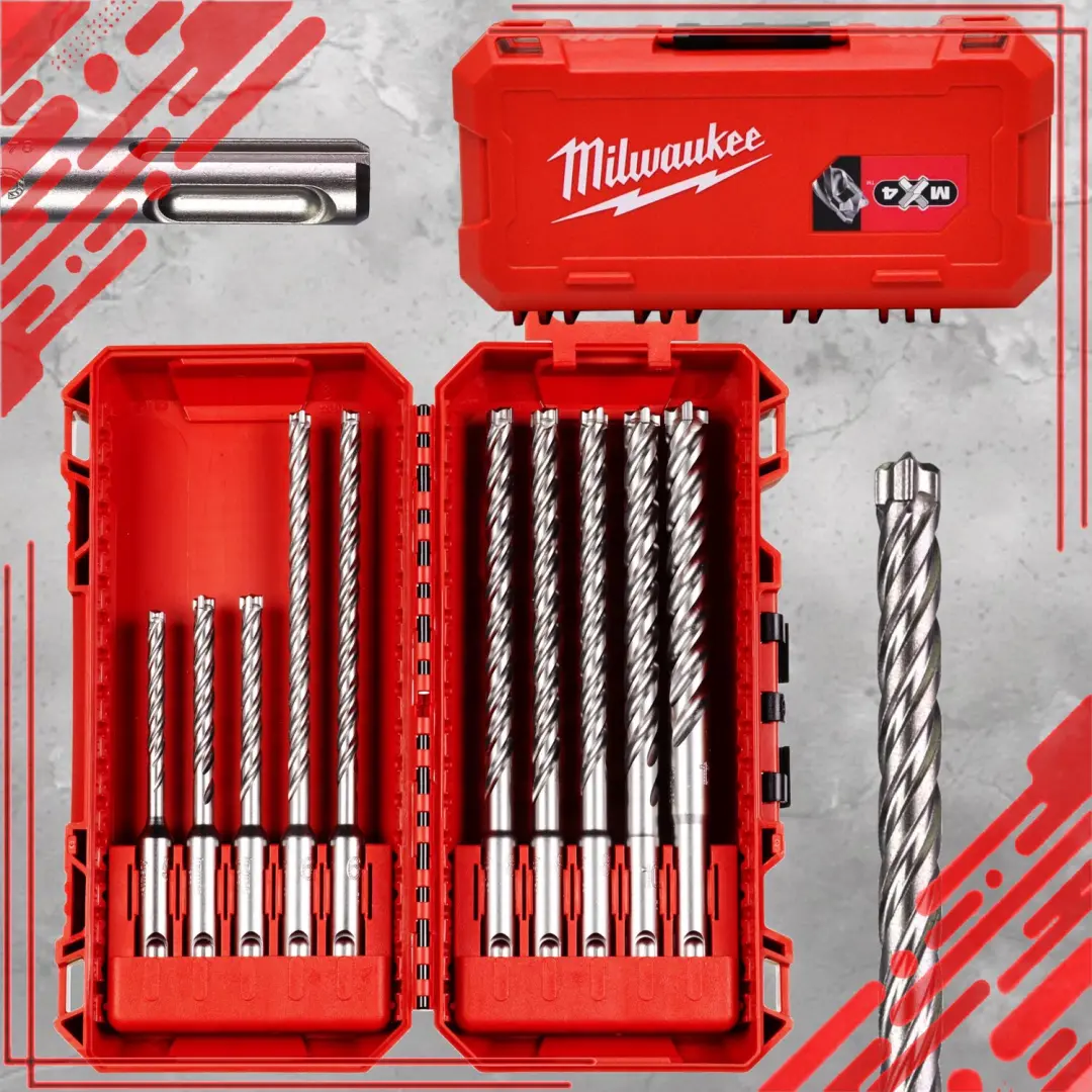 Milwaukee SDS-Plus MX4 Boorbitjeset 10 Stuks - afbeelding 4 van 5