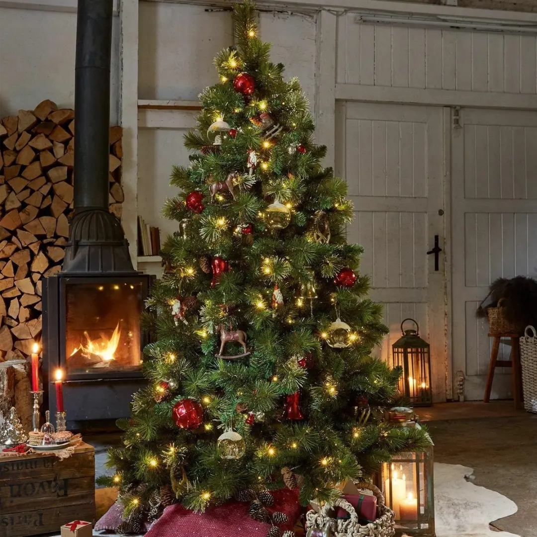 Loberon Roubi Kerstversiering - 6 Stuks Rood - afbeelding 5 van 5