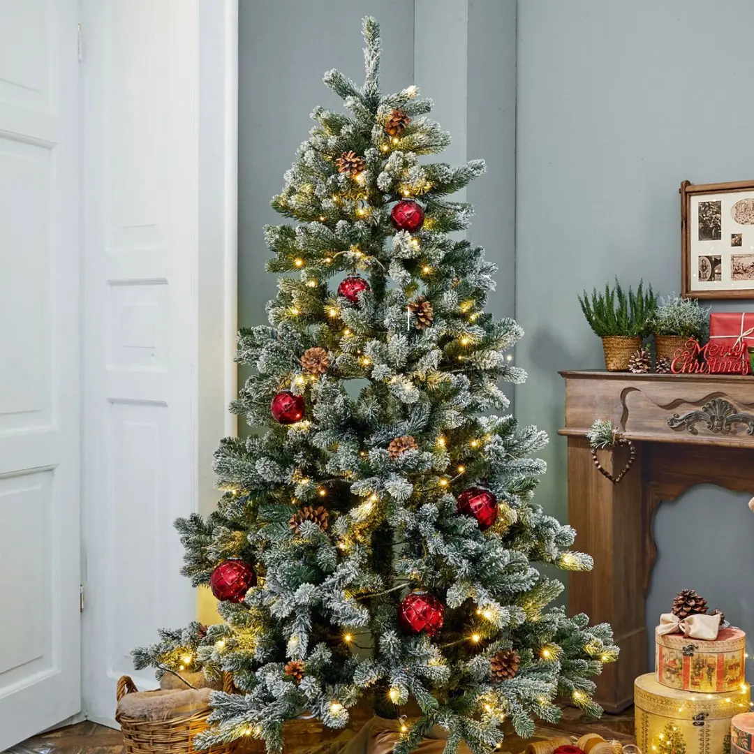 Loberon Roubi Kerstversiering - 6 Stuks Rood - afbeelding 2 van 5