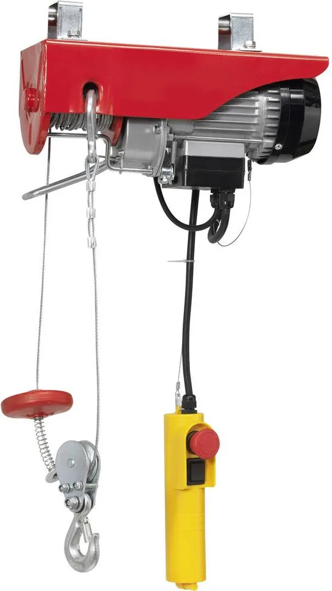 TOOLCRAFT 1550315 Elektrische Kabeltakel 250kg - met keerschijf