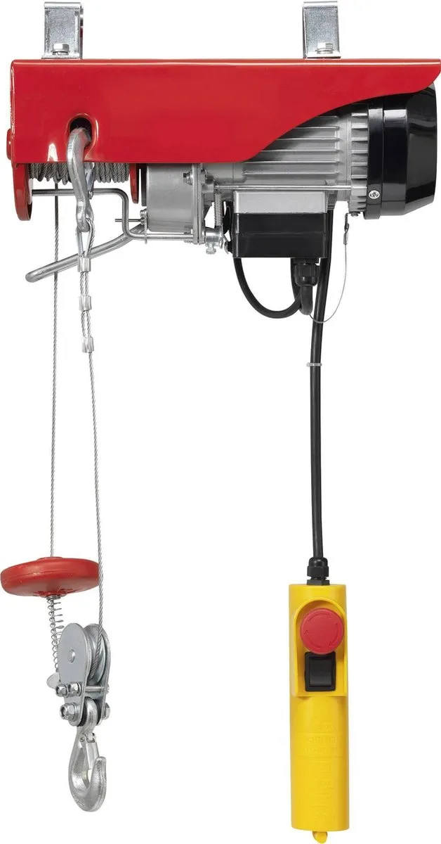 TOOLCRAFT 1550315 Elektrische Kabeltakel 250kg - met keerschijf