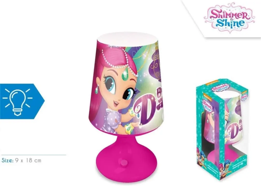 Nachtlamp / tafellamp van Shimmer & Shine (18cm)