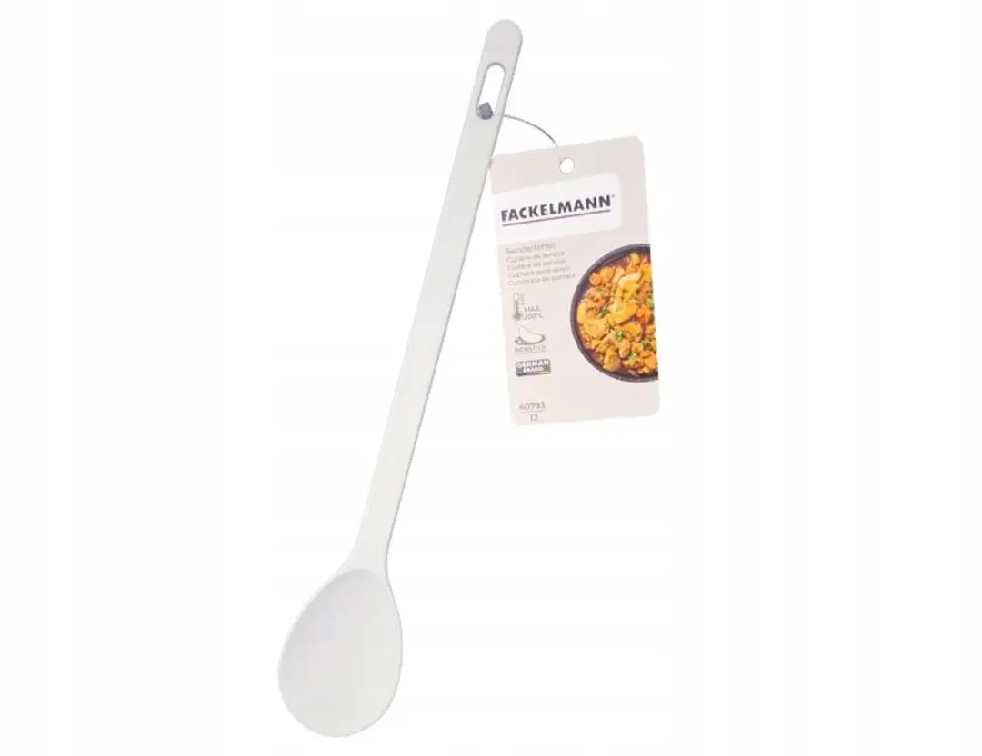 Fackelmann Keukenlepel 35 cm Wit