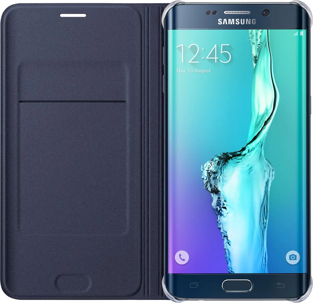 Samsung Flip Wallet Hoes - G928 S6 Edge+ - Zwart
