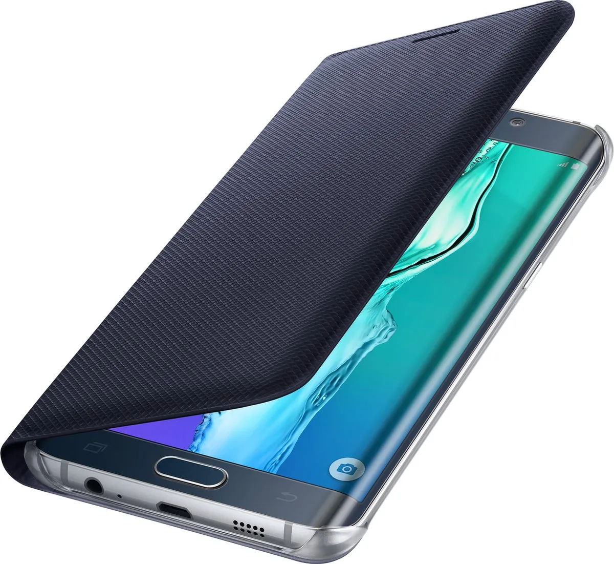 Samsung Flip Wallet Hoes - G928 S6 Edge+ - Zwart