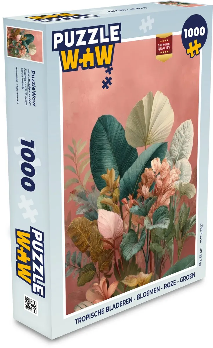 PuzzleWow Legpuzzel 1000 Stuks