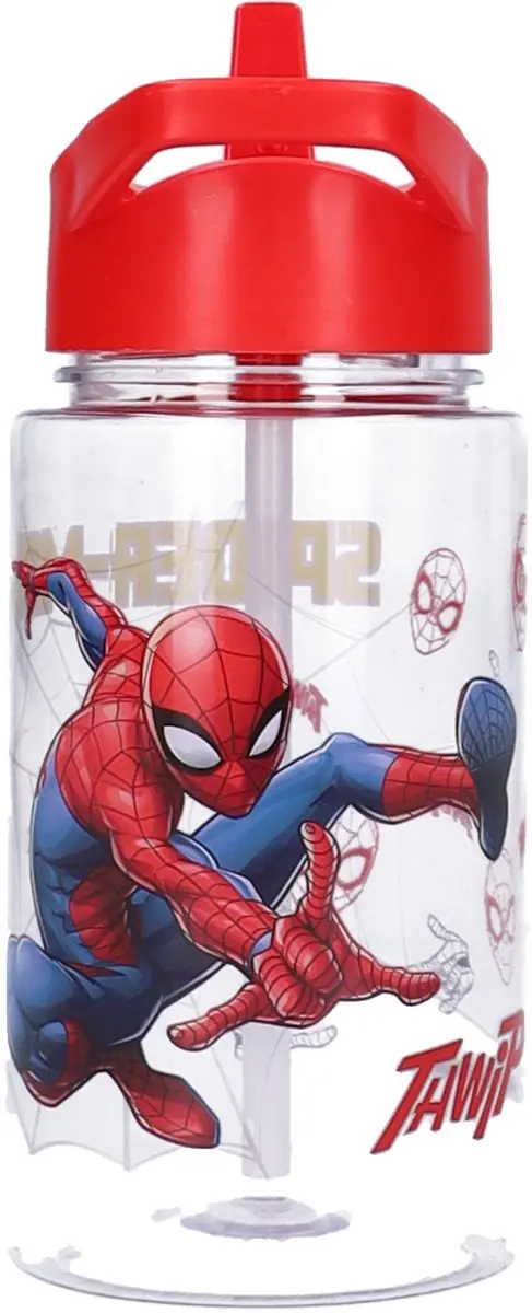 Spider-Man Drinkfles 450ml - Blauw - afbeelding 6 van 6