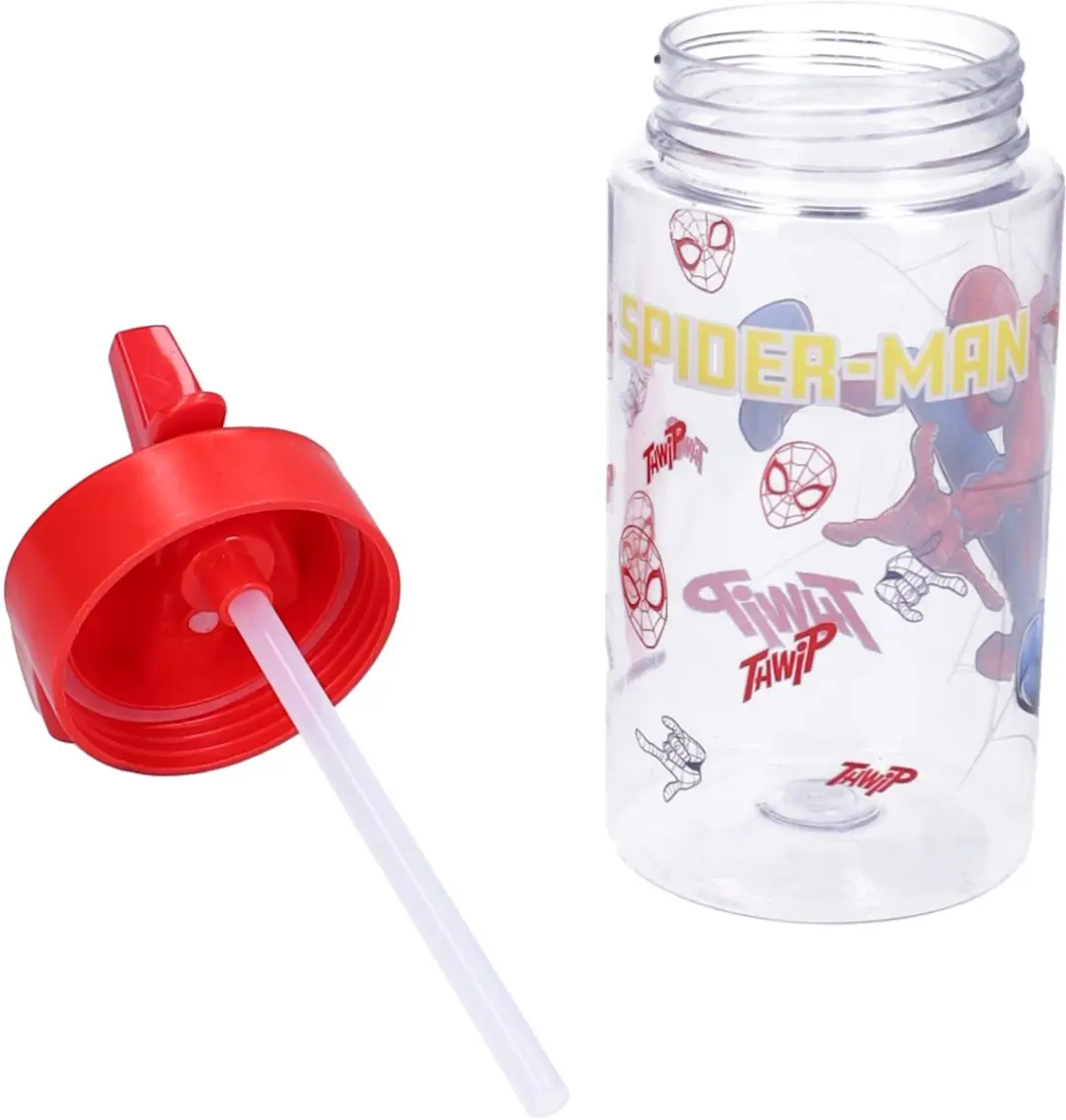 Spider-Man Drinkfles 450ml - Blauw - afbeelding 4 van 6