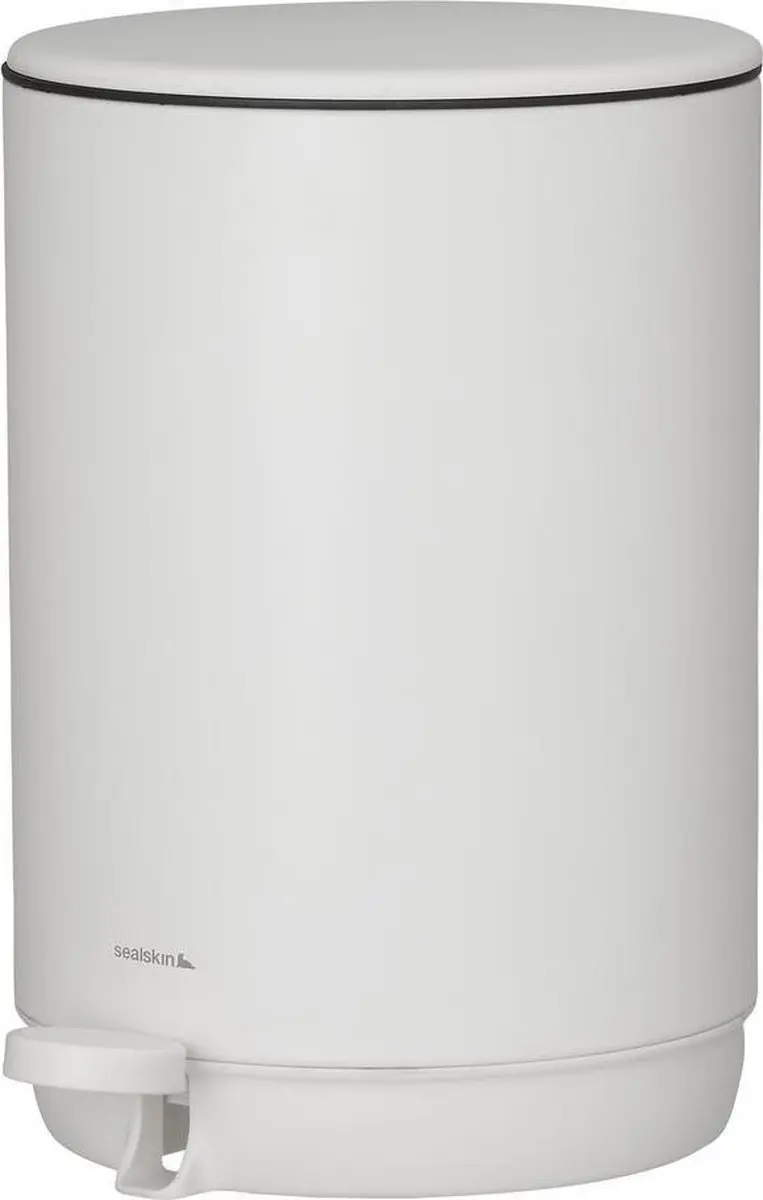 Sealskin Mind Pedaalemmer 5L - Wit - afbeelding 5 van 6