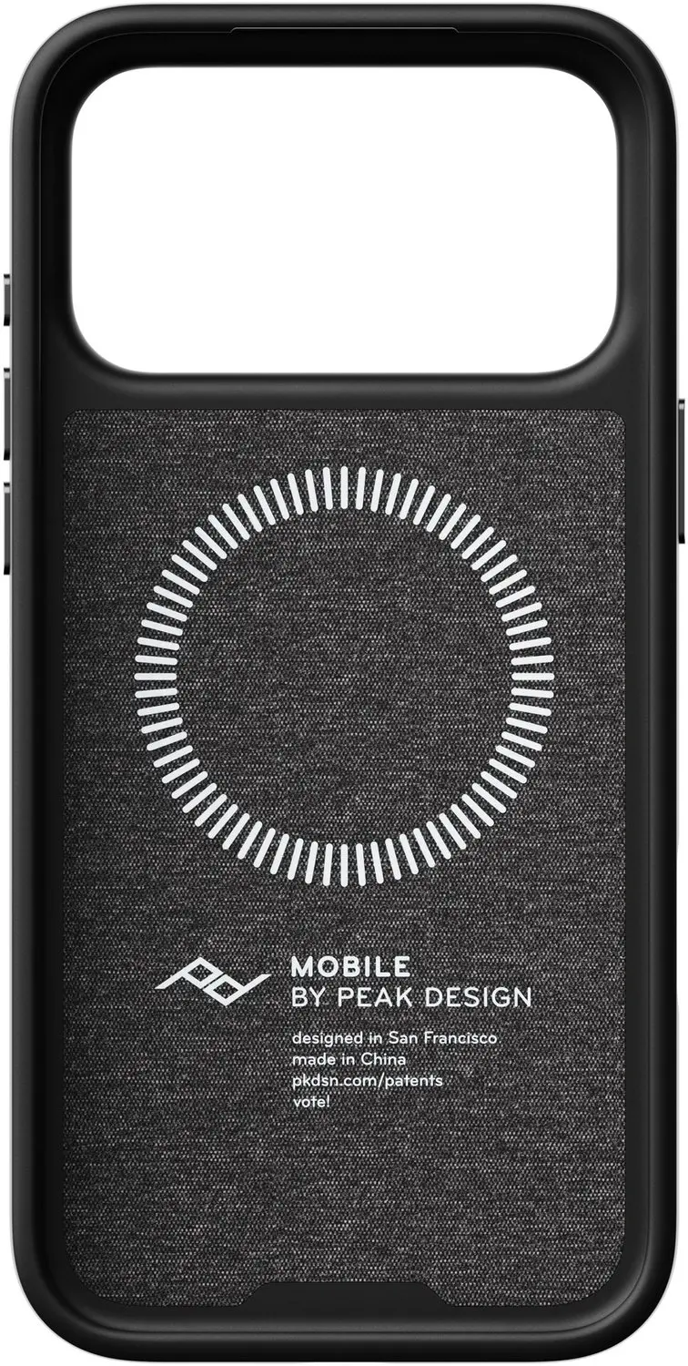 Peak Design Mobile Everyday Case iPhone 18 Pro Max Charcoal - afbeelding 2 van 2