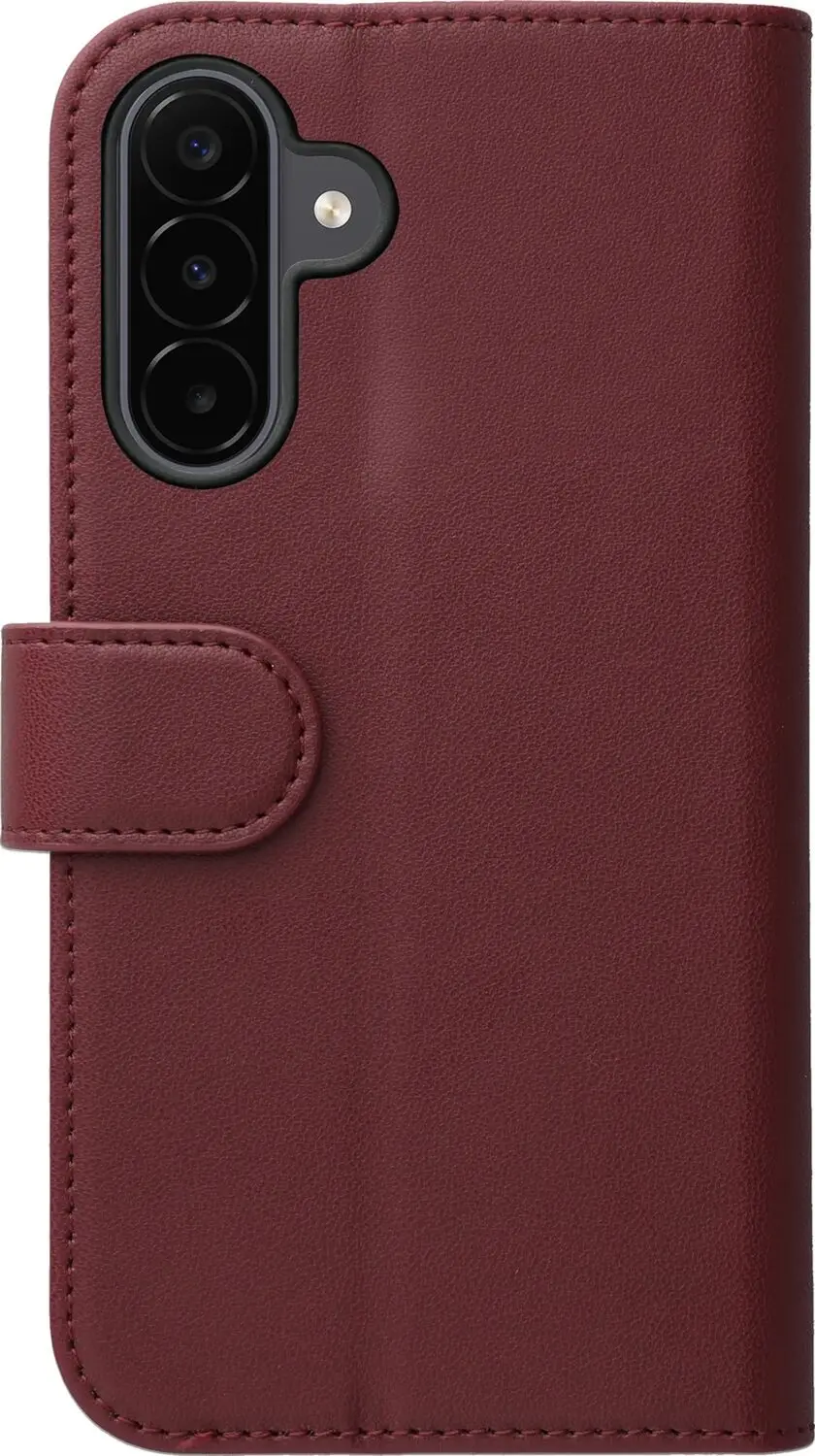 Rosso Element Modern Samsung Galaxy A18 Hoesje - Burgundy - afbeelding 3 van 4