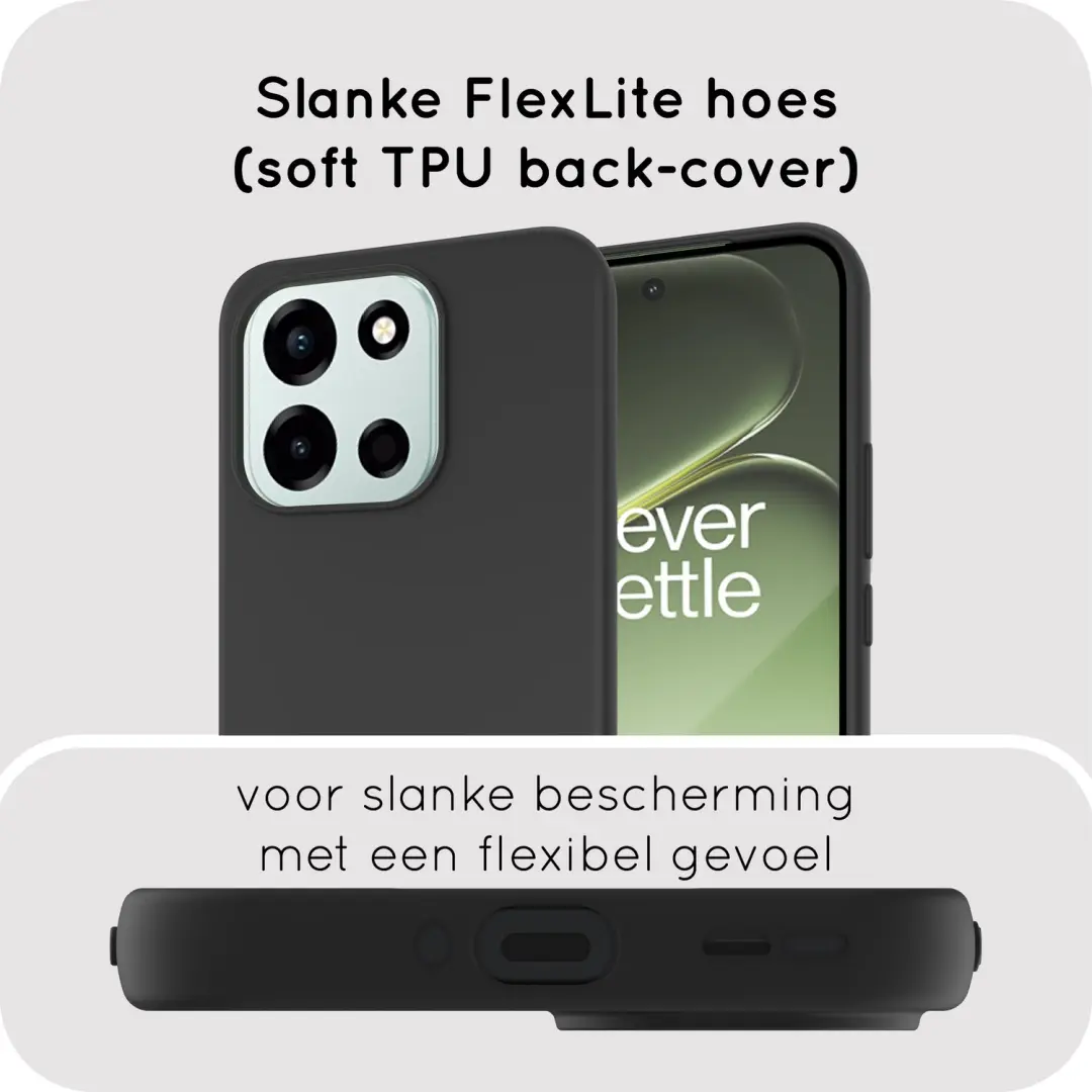 Just in Case MON2923KL1 Hoesje - OnePlus Nord 6 - Zwart - afbeelding 3 van 6