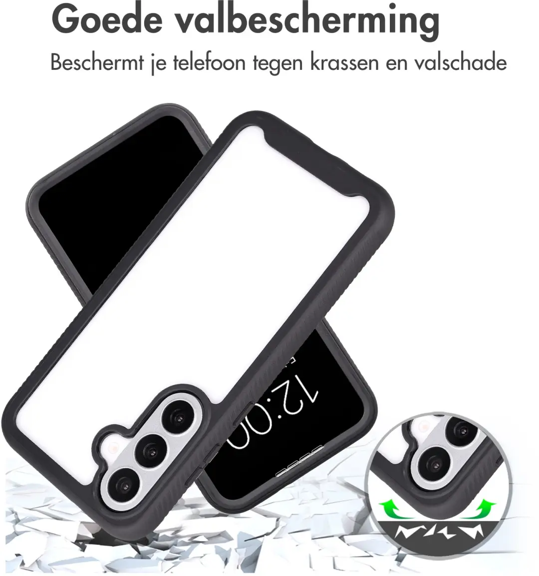 Imoshion 360° Hoesje S26 FE - Zwart - afbeelding 3 van 6