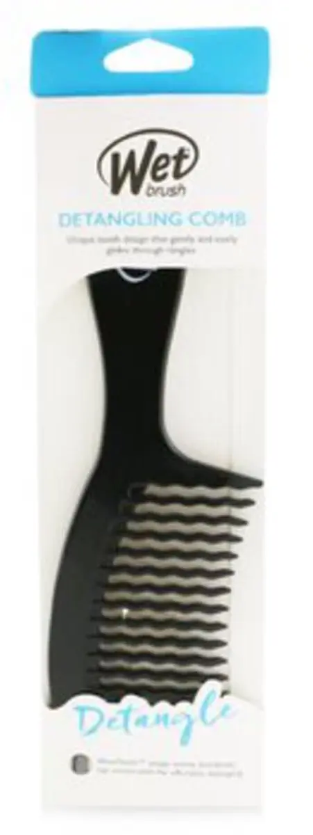 The Wet Brush Detangling Comb - Zwart - afbeelding 2 van 2