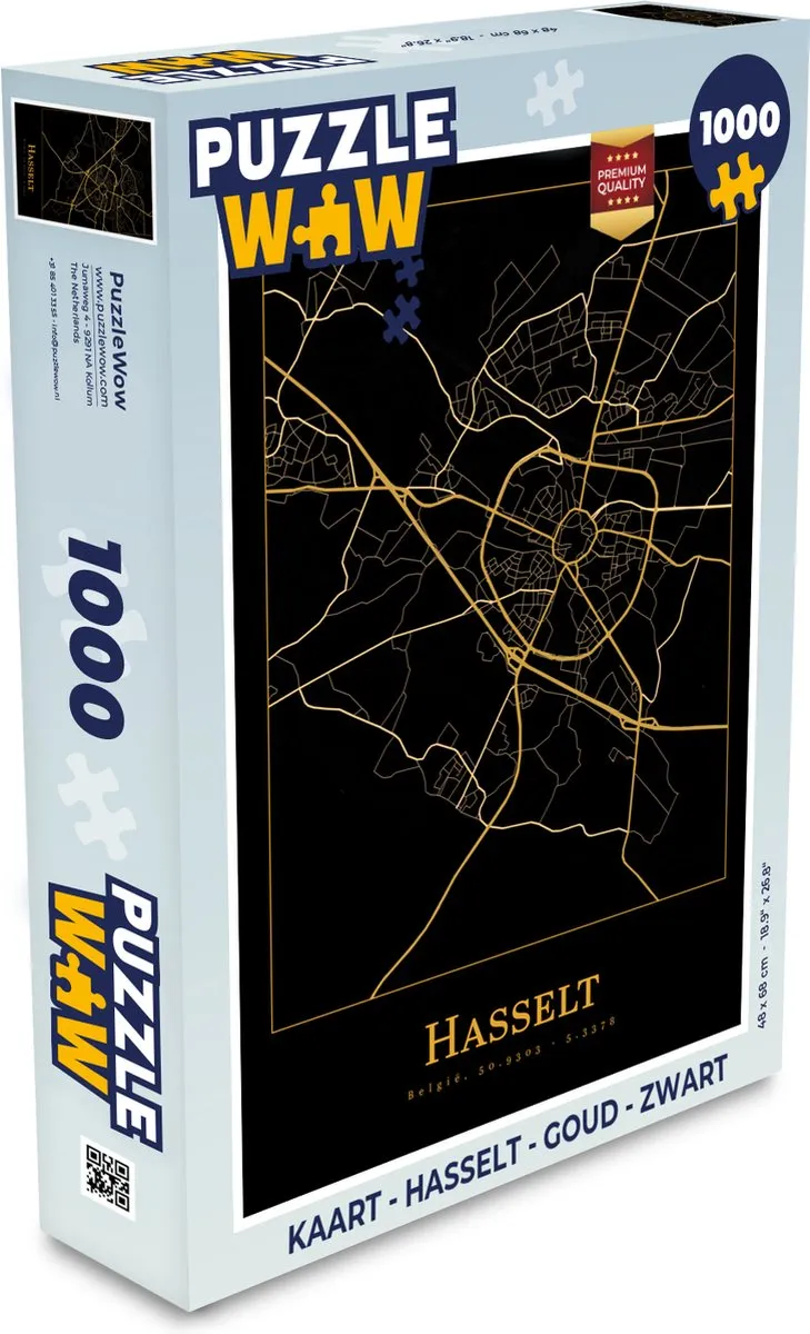 PuzzleWow Hasselt Legpuzzel 1000 Stuks