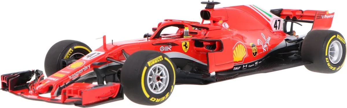 Ferrari SF71H #47 Mick Schumacher BBR211847 Modelauto - Rood