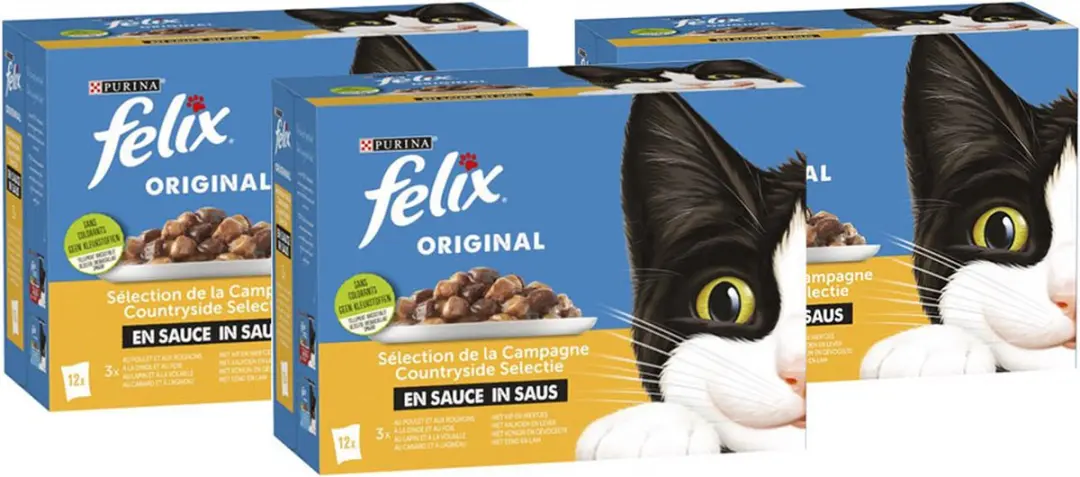Felix Countryside katten natvoer