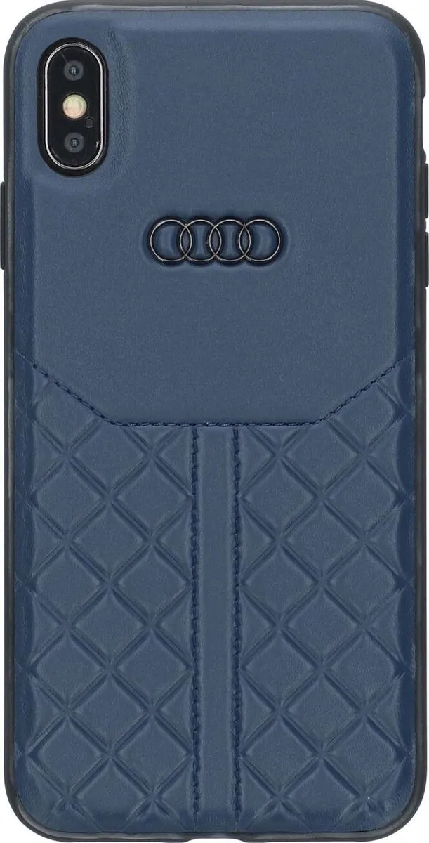 Audi Hoesje iPhone Xs Max - Blauw - MagSafe