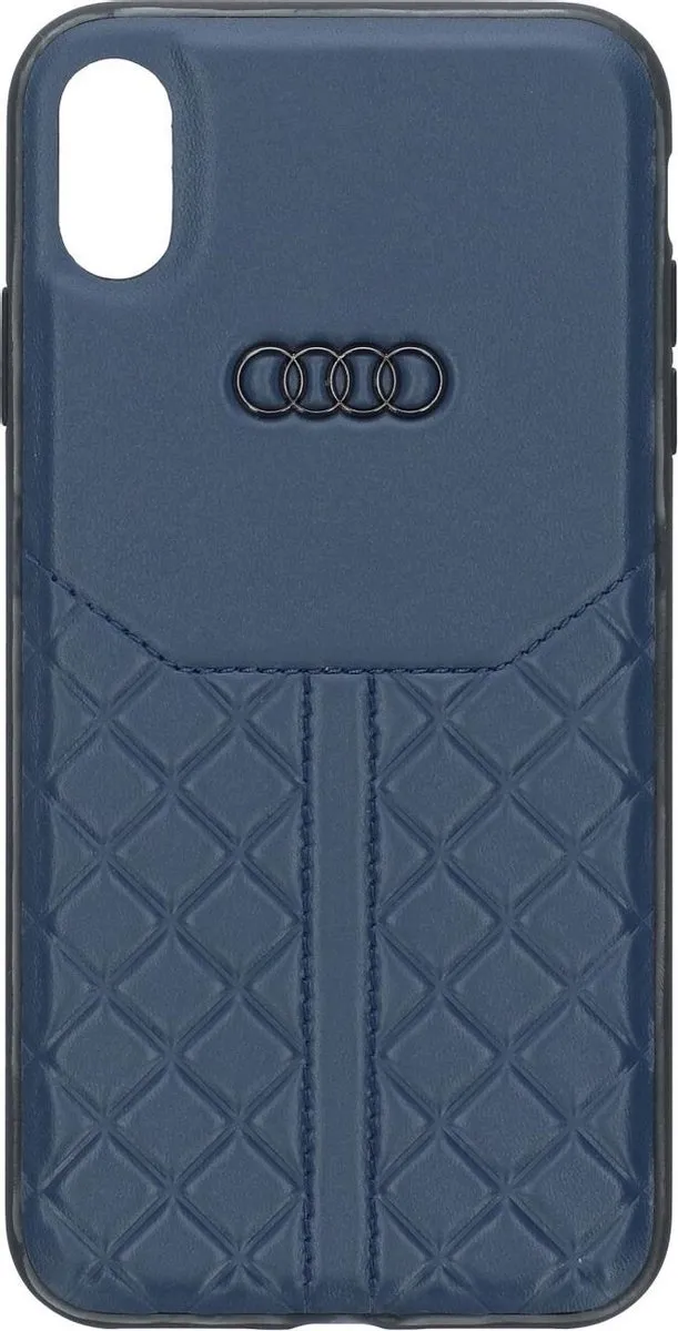 Audi Hoesje iPhone Xs Max - Blauw - MagSafe