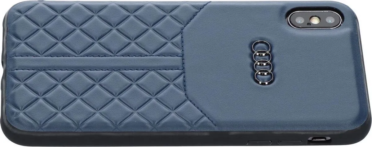 Audi Hoesje iPhone Xs Max - Blauw - MagSafe