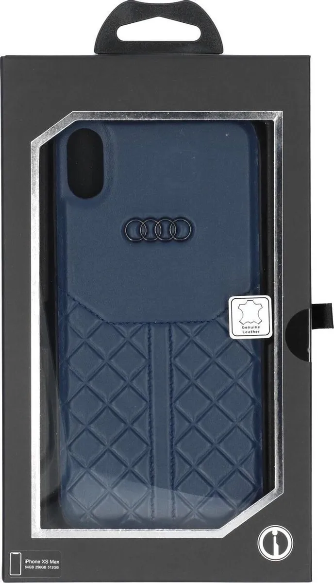 Audi Hoesje iPhone Xs Max - Blauw - MagSafe - afbeelding 6 van 6