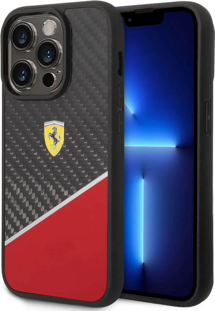 Ferrari iPhone 14 Pro Carbon Backcover