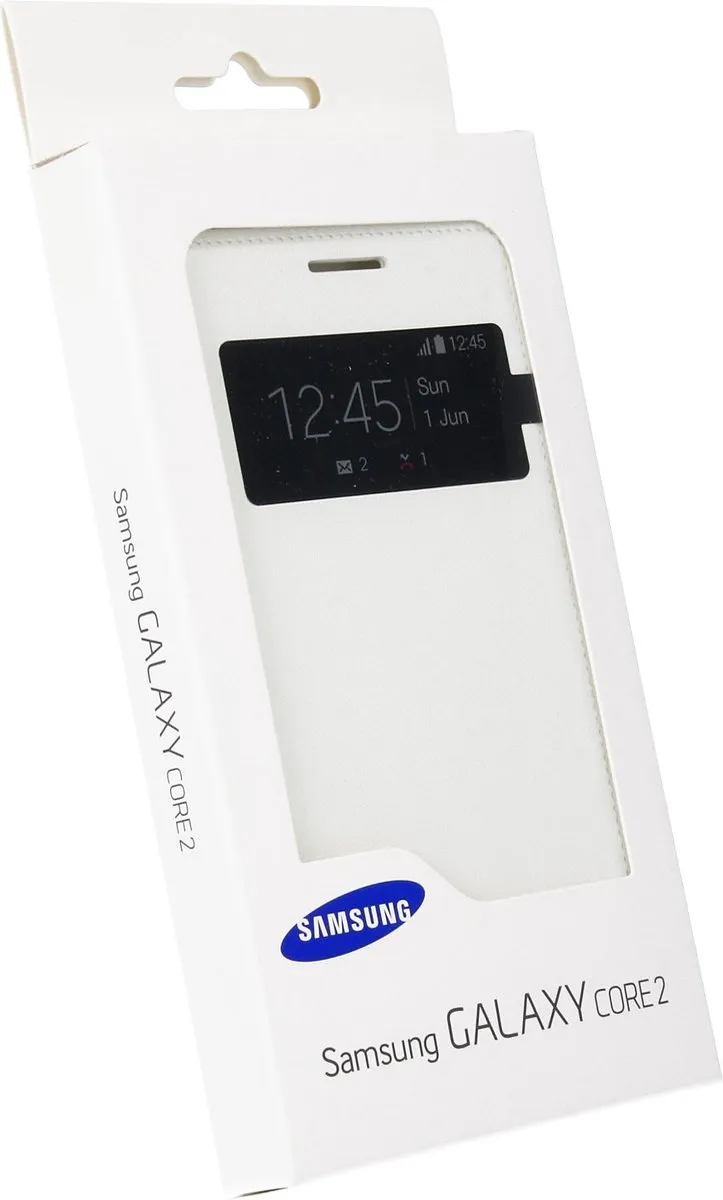 Samsung S-View Hoesje Galaxy Core 2 - Wit