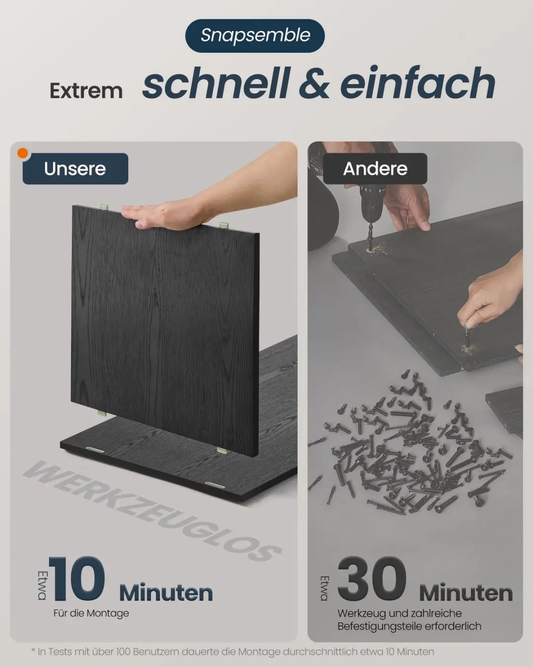 Songmics Kattenbakmeubel PCL013BK01 - Zwart - afbeelding 4 van 6