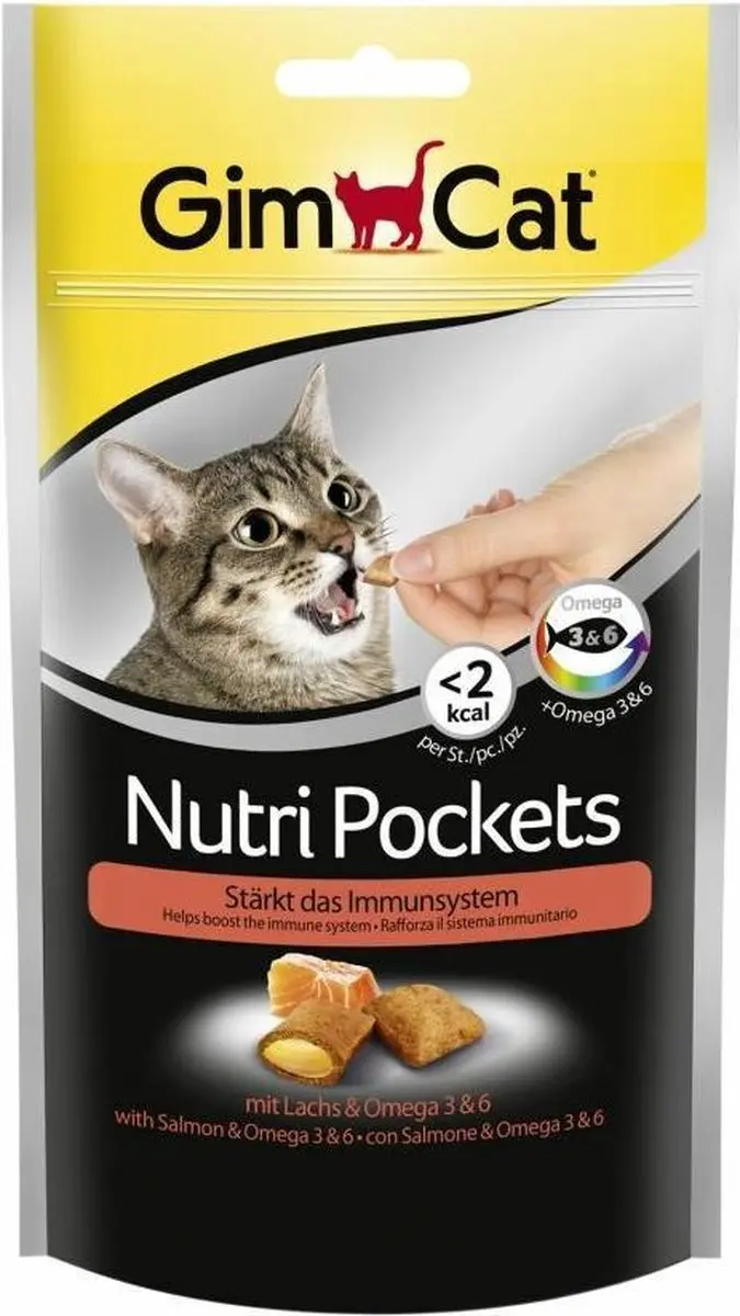 12x GimCat Nutri Pockets Zalm