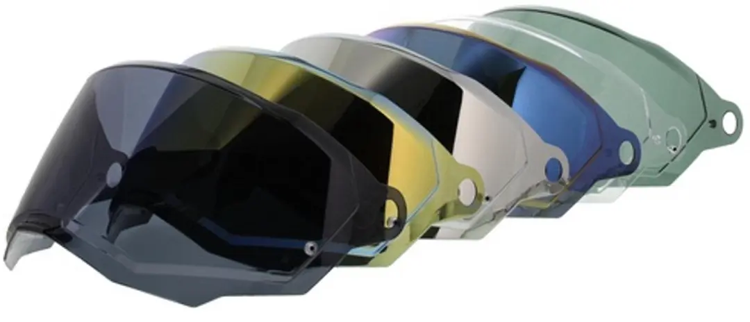 LS2 MX701 Motorhelm Vizier - Donker Rood - afbeelding 2 van 3