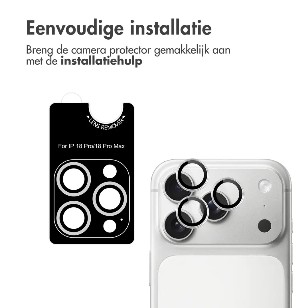 imoshion Camera Protector Glas SH00099735 - Zilver - afbeelding 5 van 6