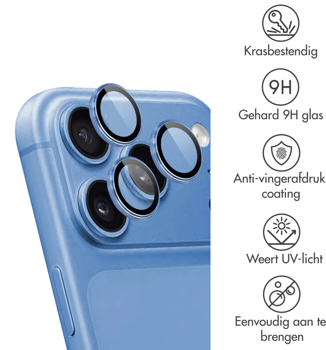 imoshion Camera Protector Glas Lichtblauw - 2 Stuks - afbeelding 3 van 6