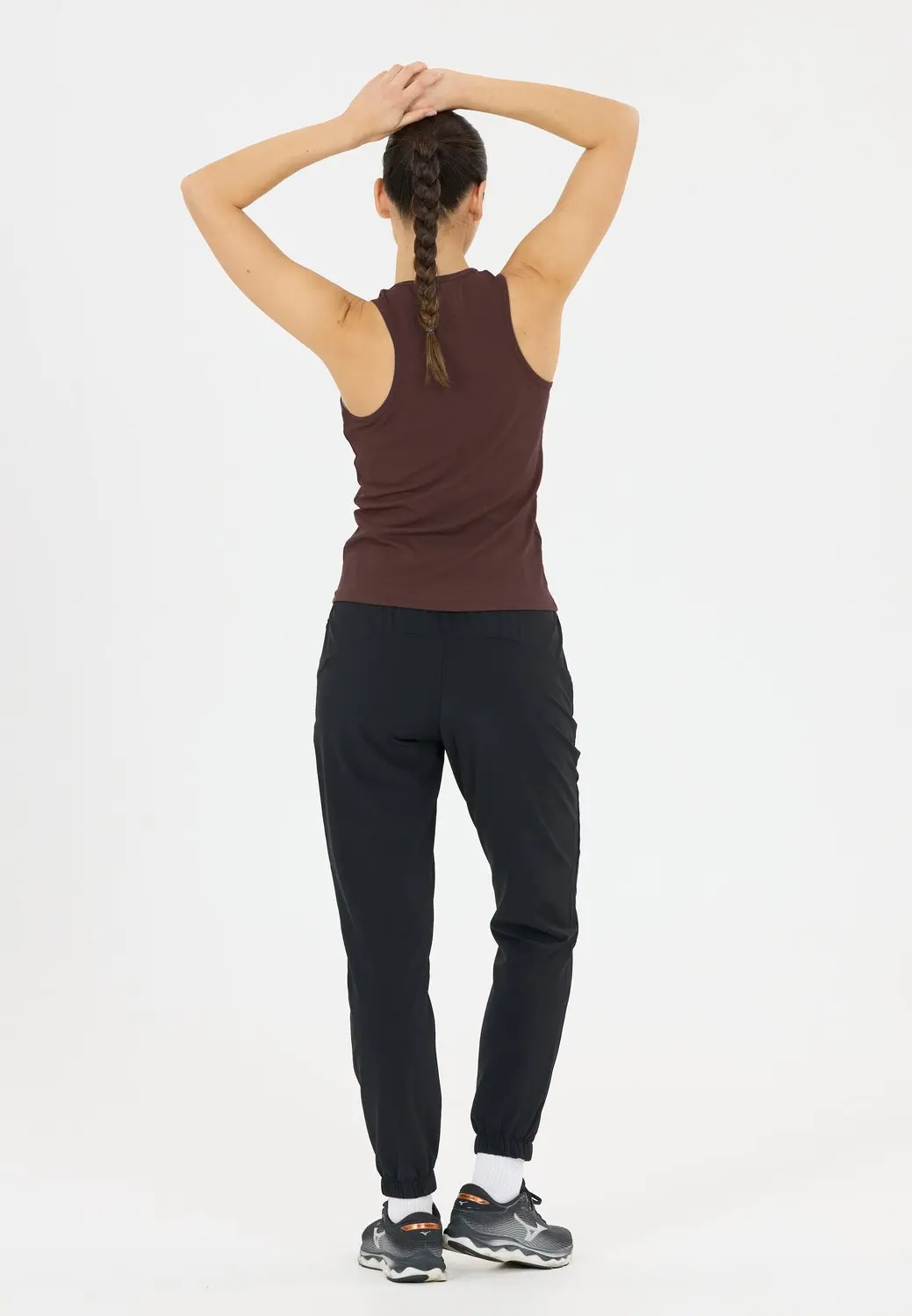 Athlecia Tinashe V2 Top - Donkerbruin - afbeelding 4 van 6