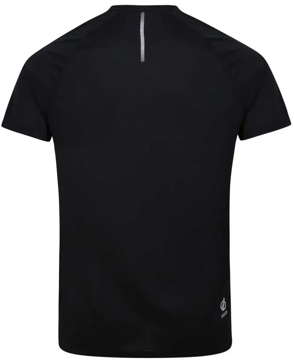 Dare 2B Accelerate Heren Sportshirt - Maat L - Zwart - afbeelding 6 van 6