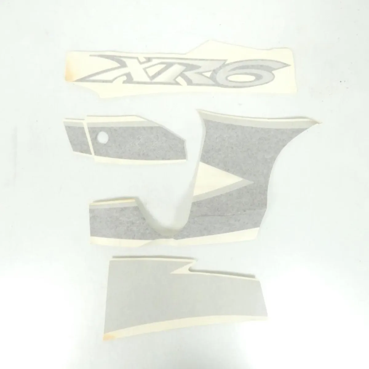 Peugeot 50 XR6 Flank Decor - Links - Zwart/Grijs