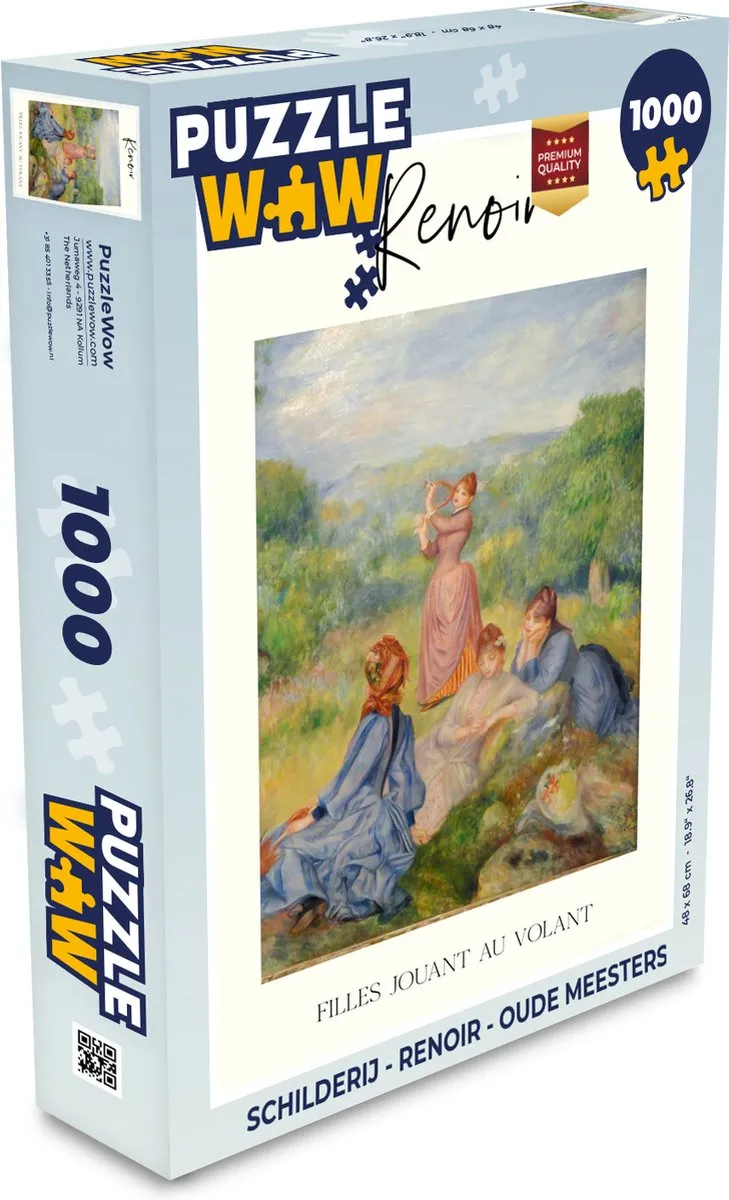 PuzzleWow Renoir Legpuzzel 1000 Stuks