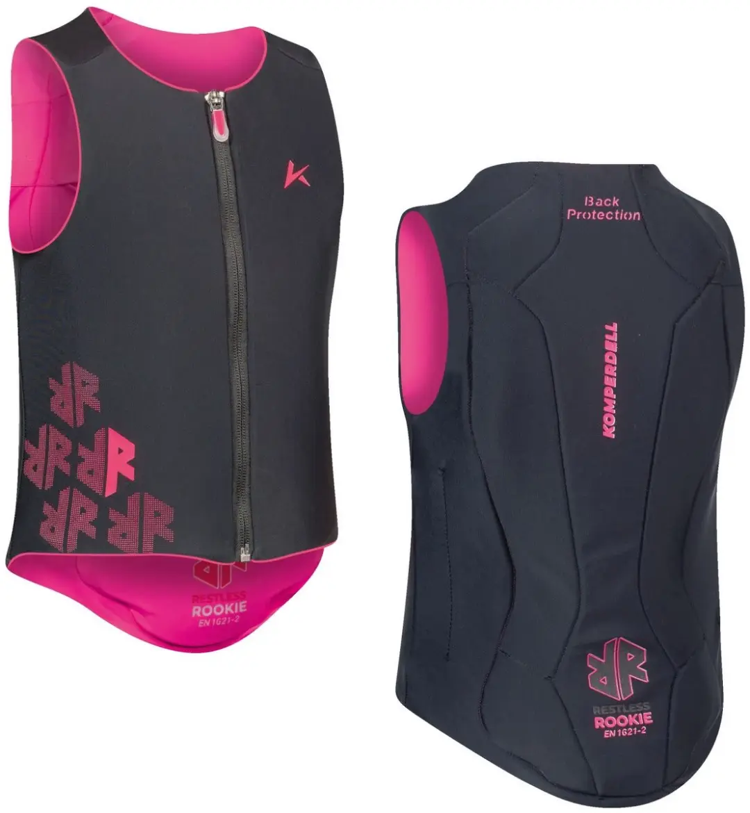 Komperdell Backprotector ballistic junior pro Black/neon pink