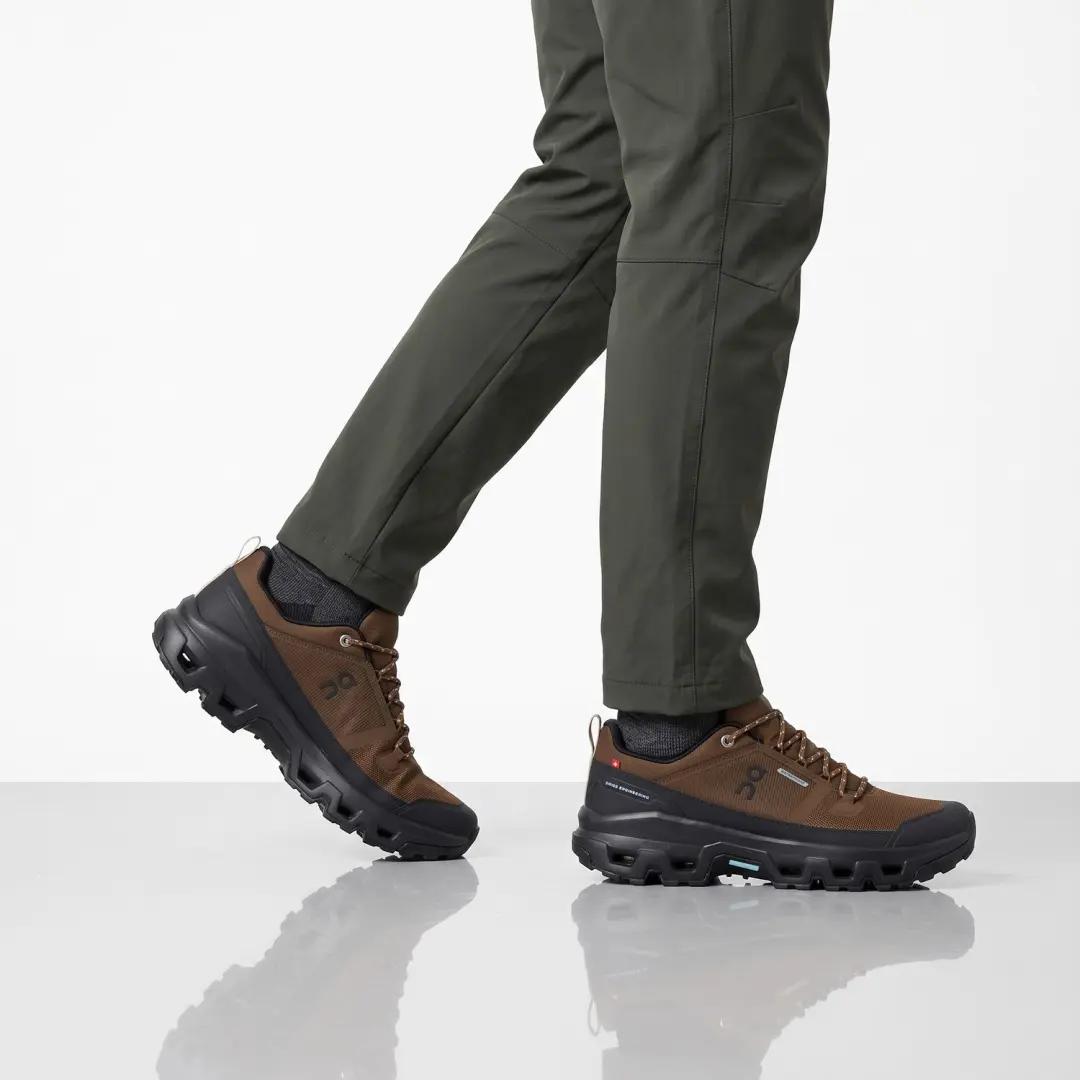 ON Running Cloudrock Low WP Heren Wandelschoenen - Bruin - afbeelding 6 van 6