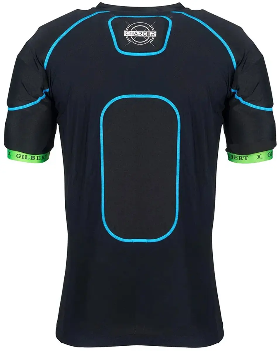 Gilbert Charger X1.1 Rugbyschoudervullingen L - Zwart/Blauw - afbeelding 2 van 4