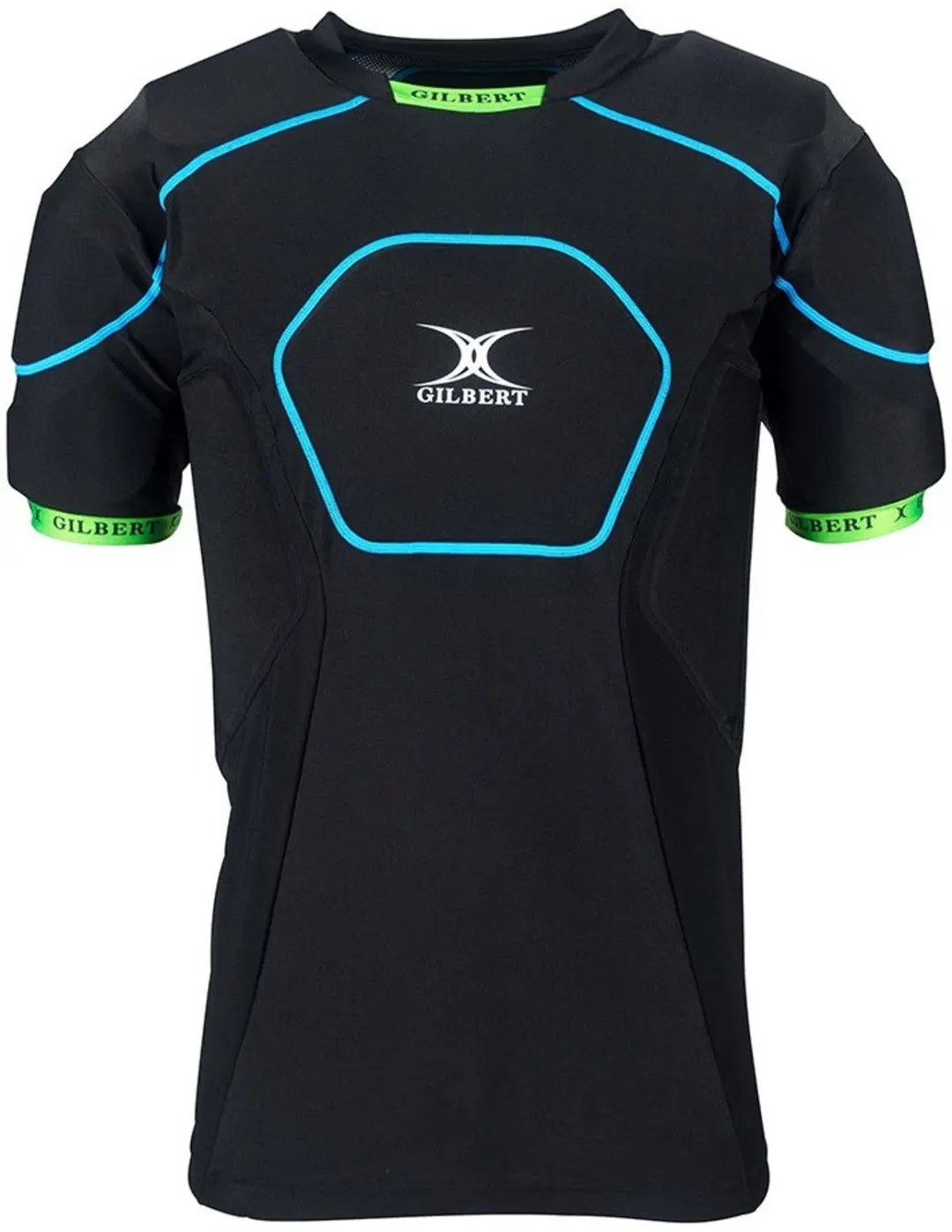 Gilbert Charger X1.1 Rugbyschoudervullingen L - Zwart/Blauw - afbeelding 3 van 4